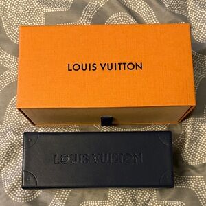 Louis Vuitton Orange box and glasses/sunglasses box Navy color